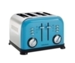 Morphy Richards Accents 44799 4-Slice Toaster - Cyan Blue